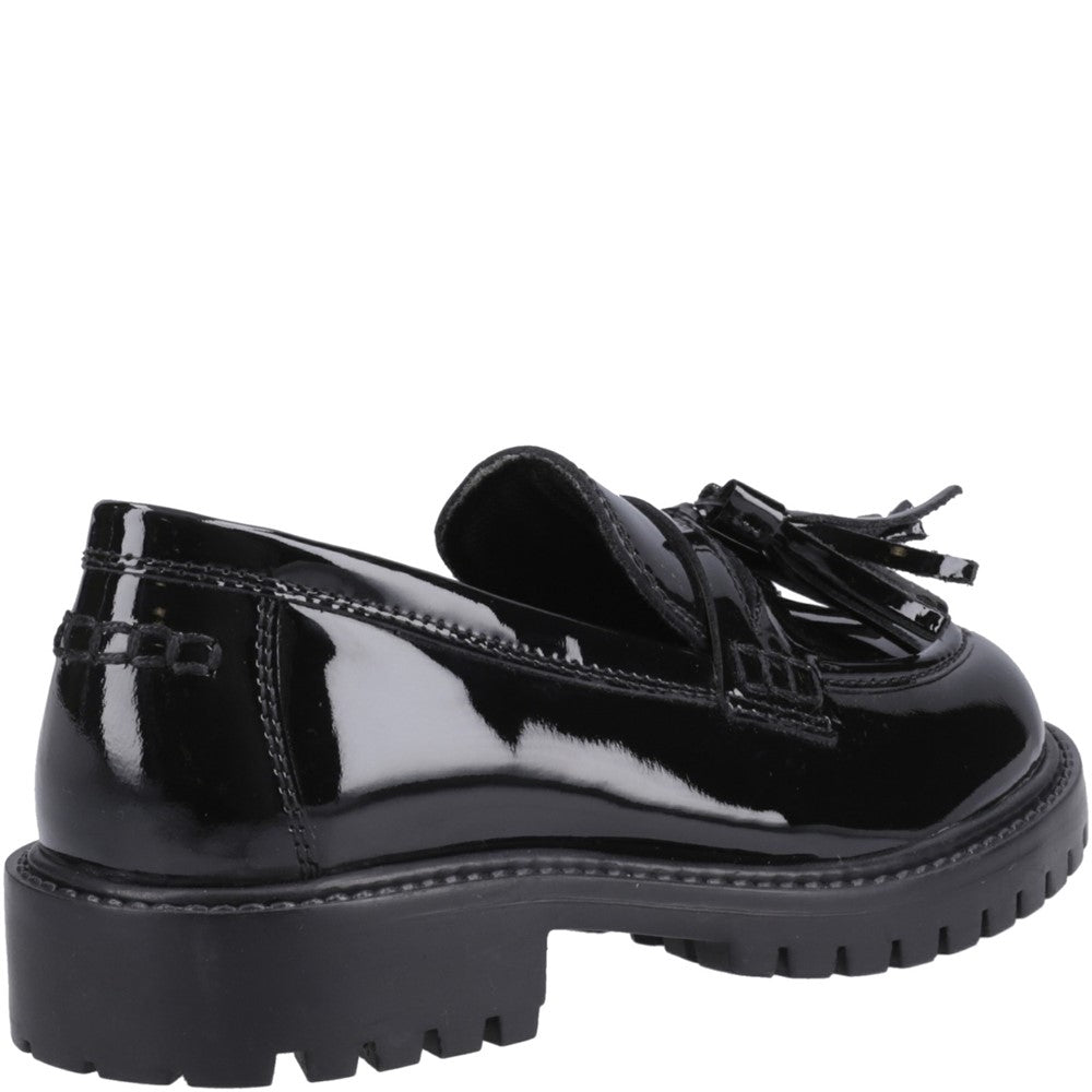 Hush Puppies Abigail Patent Senior School Shoes