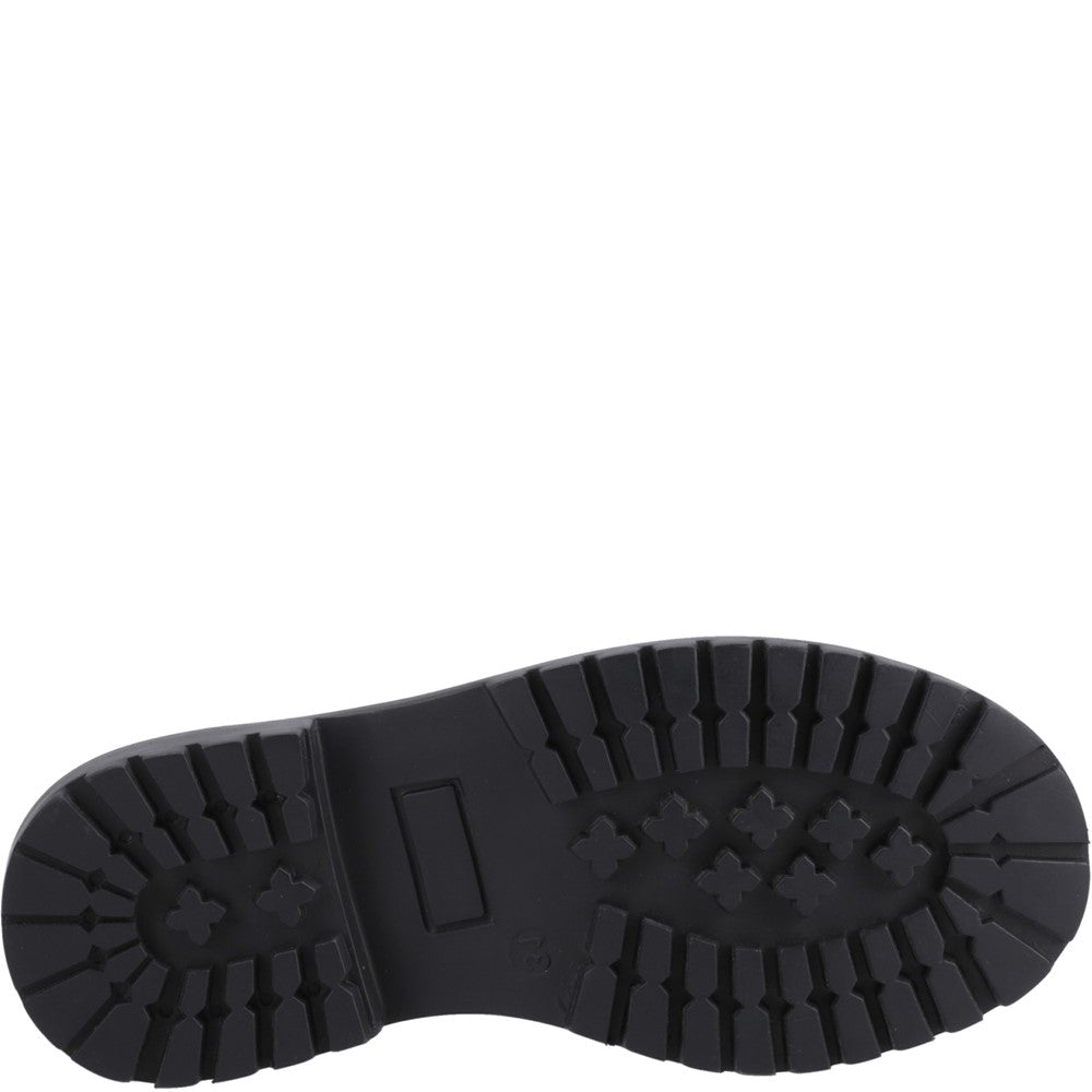 Hush Puppies Abigail Patent XL Senior School Shoes