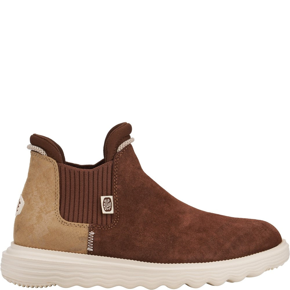 HEYDUDE Branson Suede Novelty Ankle Boots