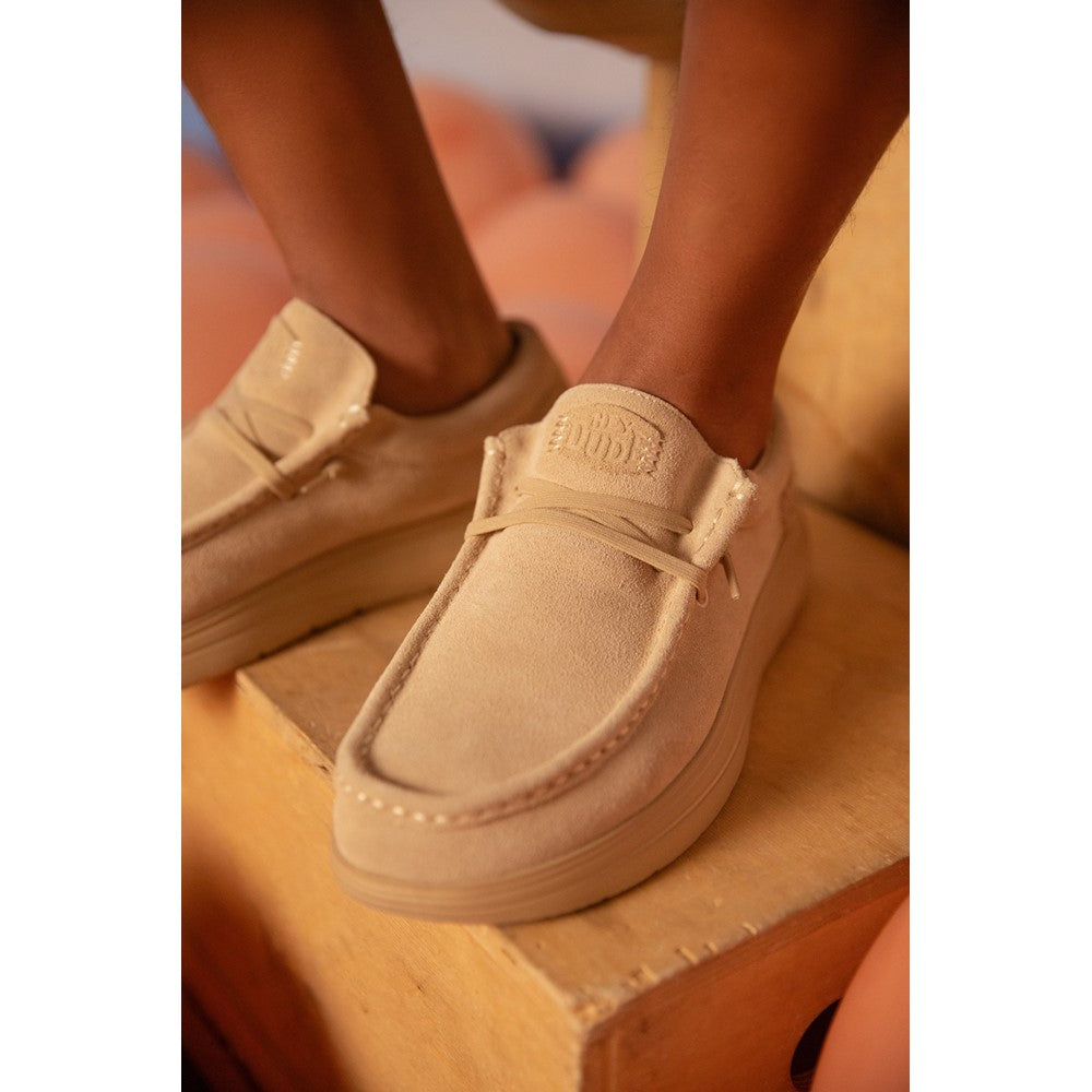 HEYDUDE Wally COMF Suede Slip on Shoe