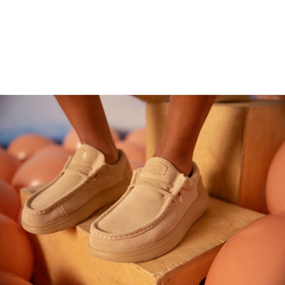 HEYDUDE Wally COMF Suede Slip on Shoe
