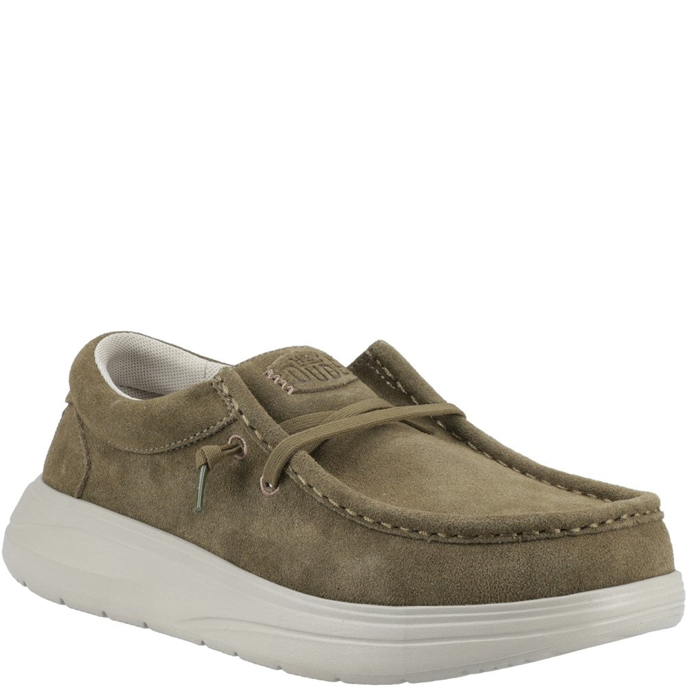 HEYDUDE Wally COMF Suede Slip on Shoe