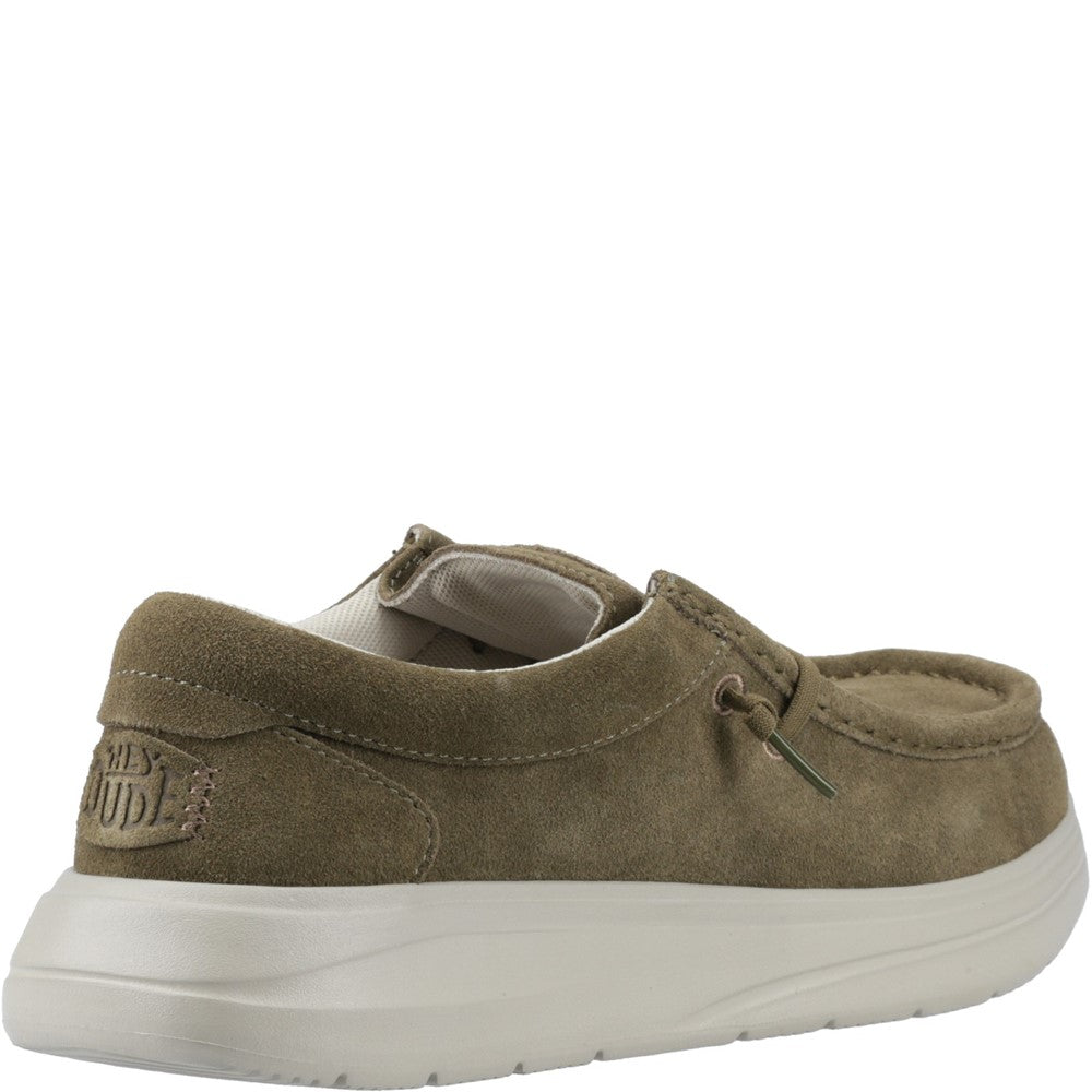 HEYDUDE Wally COMF Suede Slip on Shoe