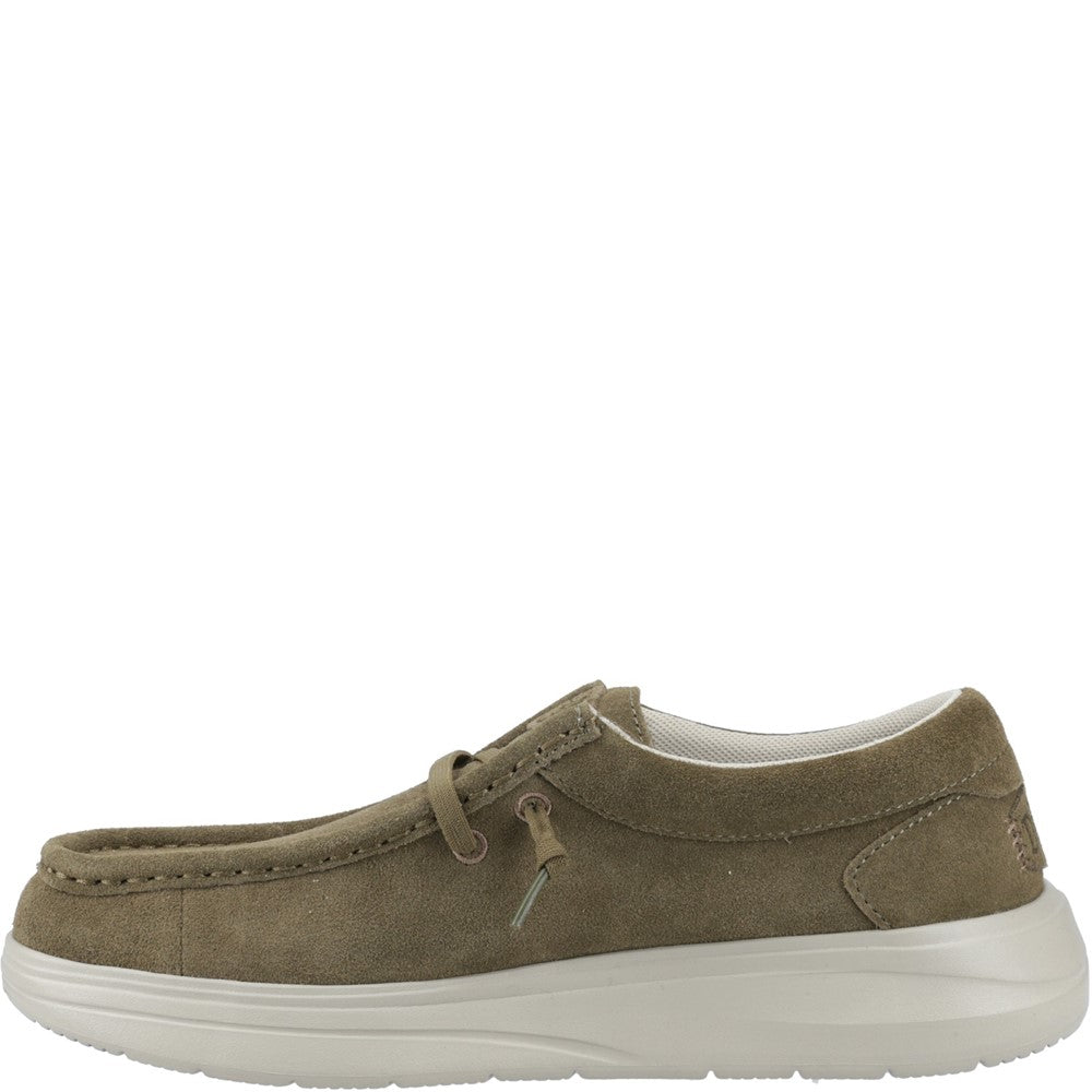 HEYDUDE Wally COMF Suede Slip on Shoe