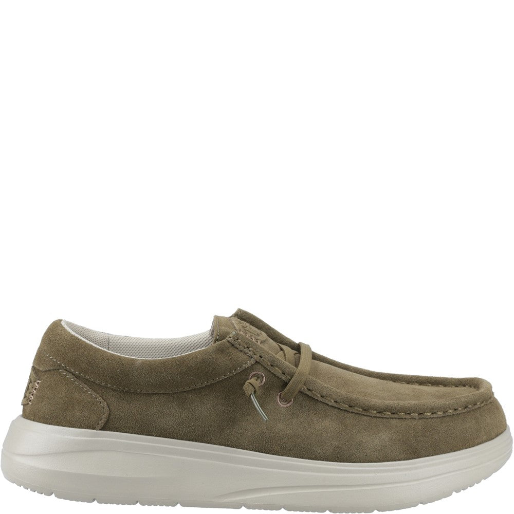 HEYDUDE Wally COMF Suede Slip on Shoe