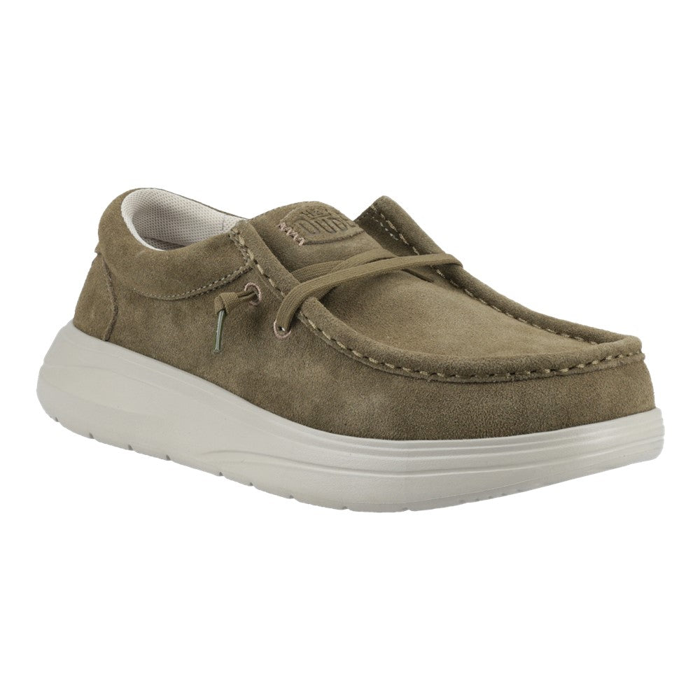 HEYDUDE Wally COMF Suede Slip on Shoe