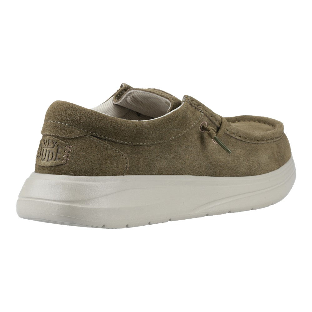 HEYDUDE Wally COMF Suede Slip on Shoe
