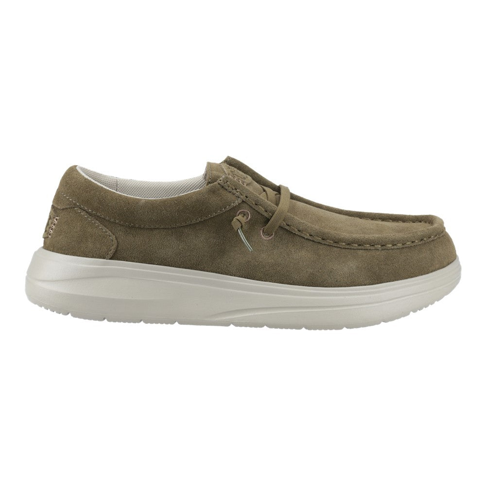 HEYDUDE Wally COMF Suede Slip on Shoe