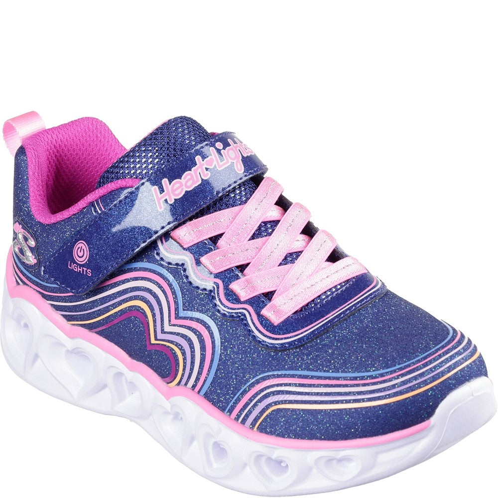 Skechers Heart Lights Retro Hearts Trainers