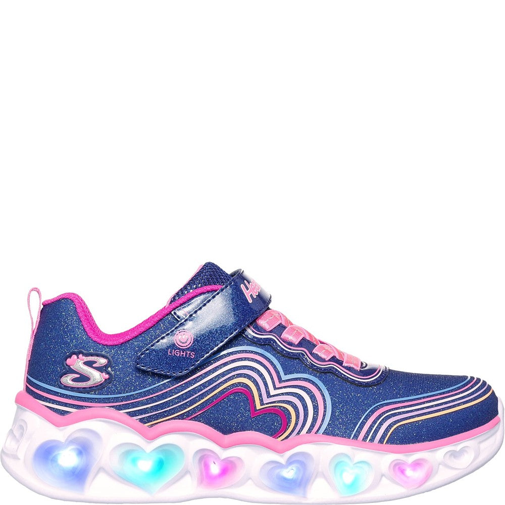 Skechers Heart Lights Retro Hearts Trainers