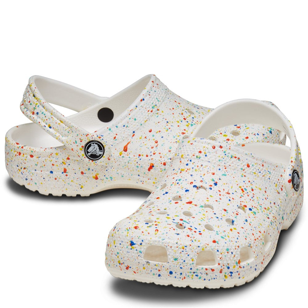 Crocs Kids Classic Splatter Paint Clog