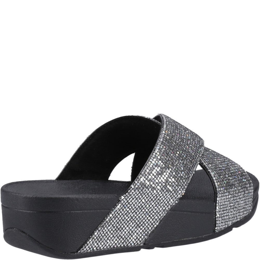 Fitflop Lulu Glitterball Cross Slides