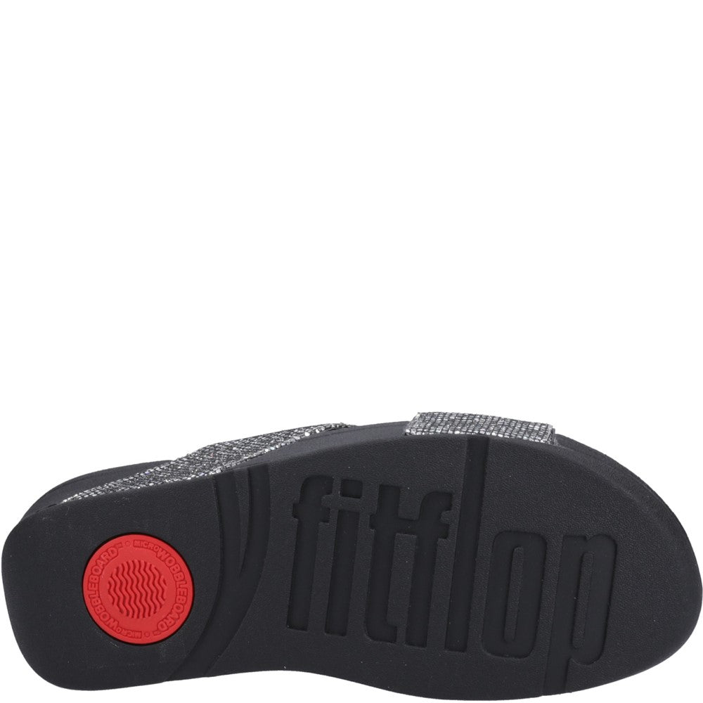 Fitflop Lulu Glitterball Cross Slides