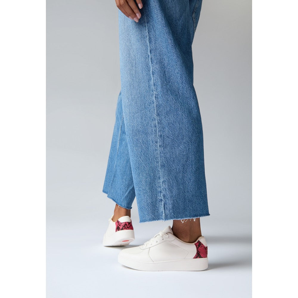 Fitflop Rally Snakeprint-Backtab Sneakers