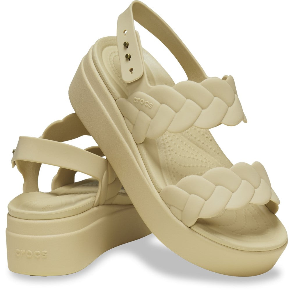 Crocs Brooklyn Woven Low Wedge