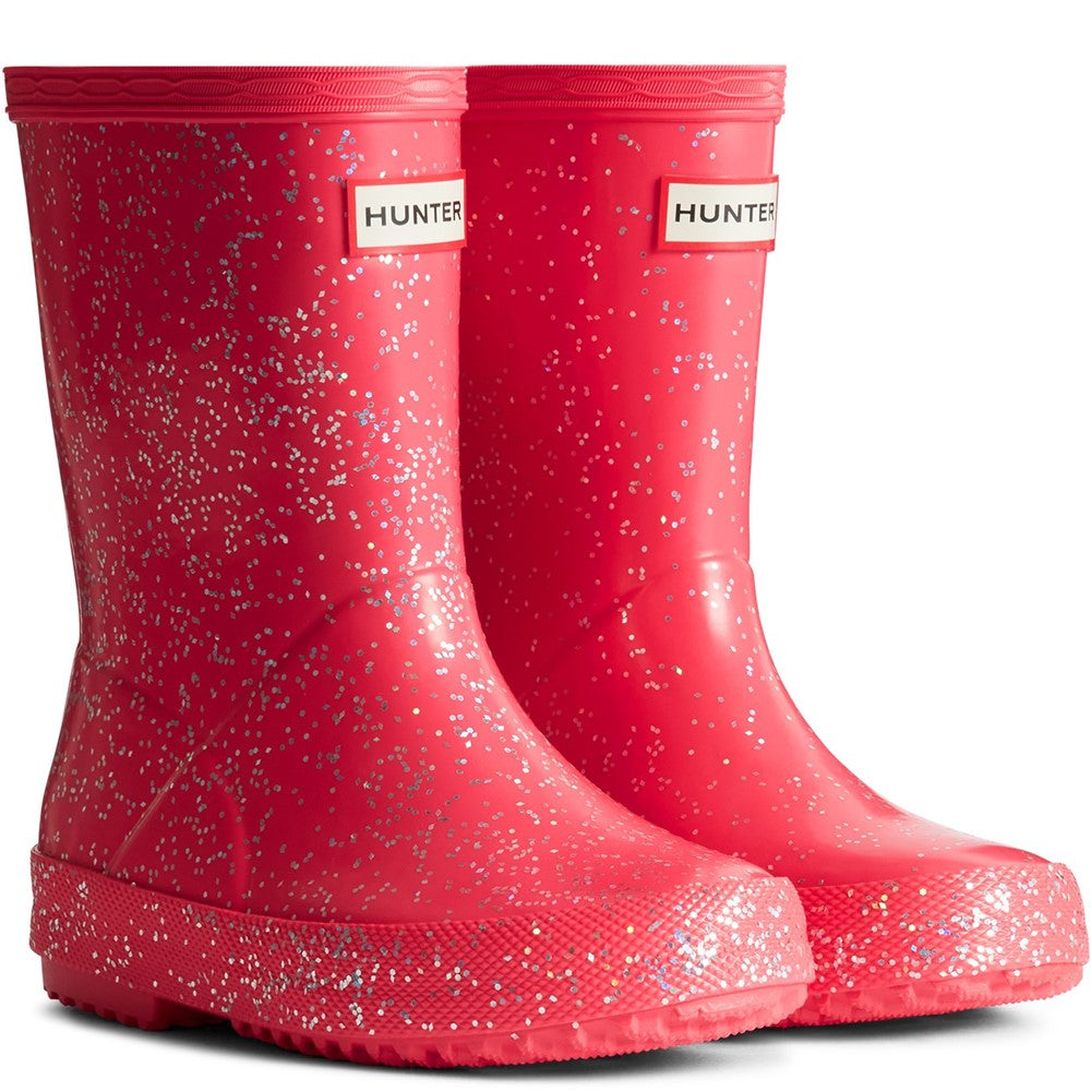 Hunter Kids First Giant Glitter Wellington