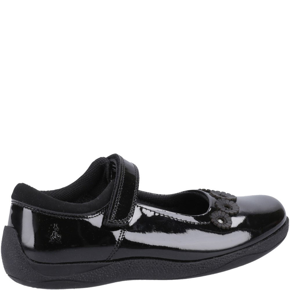 Hush Puppies Christina XL Patent Senior School Shoes