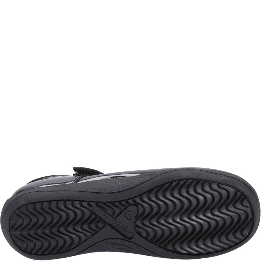 Hush Puppies Christina XL Patent Senior School Shoes