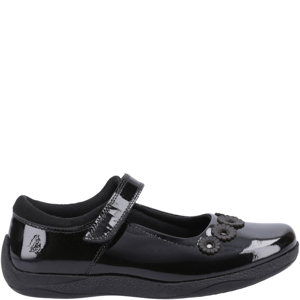 Hush Puppies Christina XL Patent Senior School Shoes