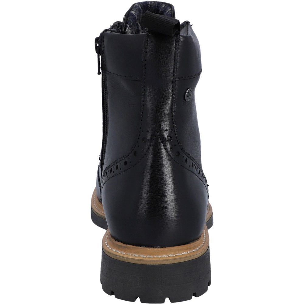 Hunter Cawdor Brogue Ankle Boots