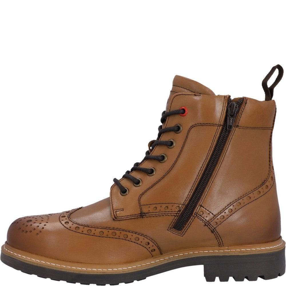 Hunter Cawdor Brogue Ankle Boots