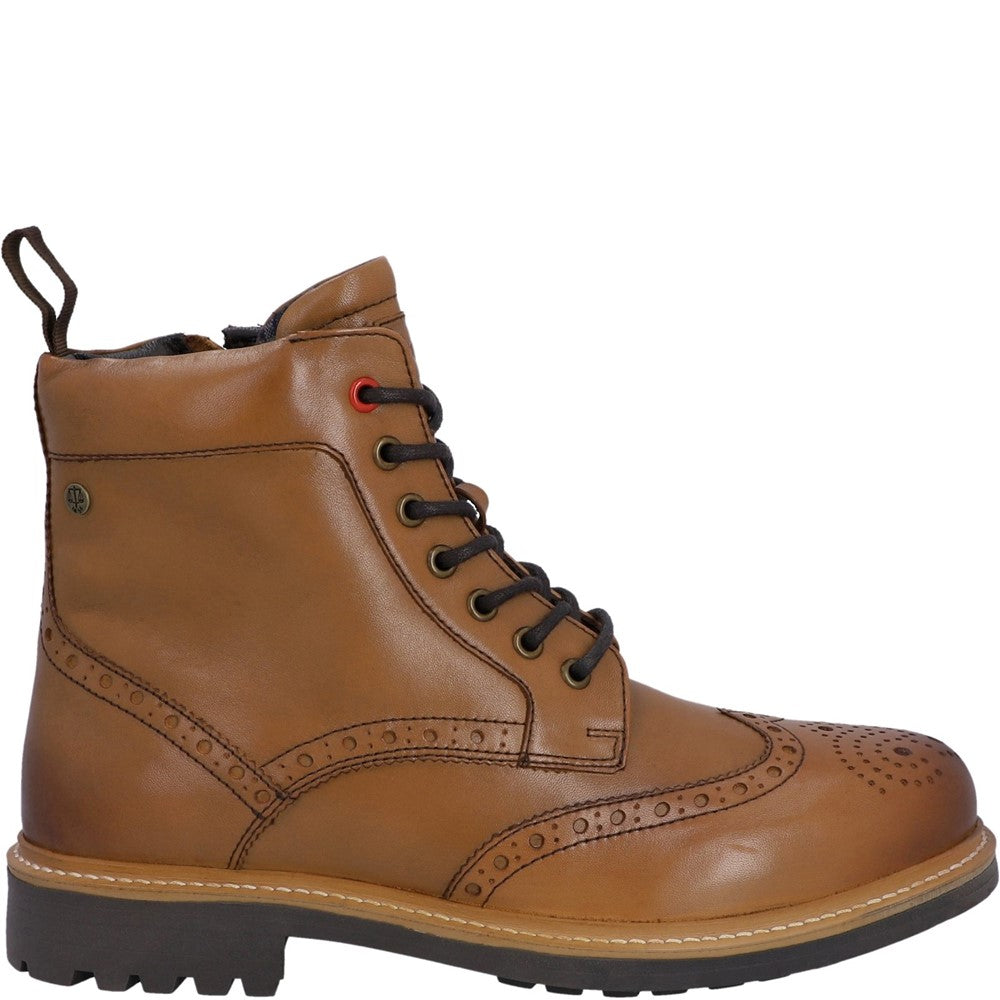 Hunter Cawdor Brogue Ankle Boots