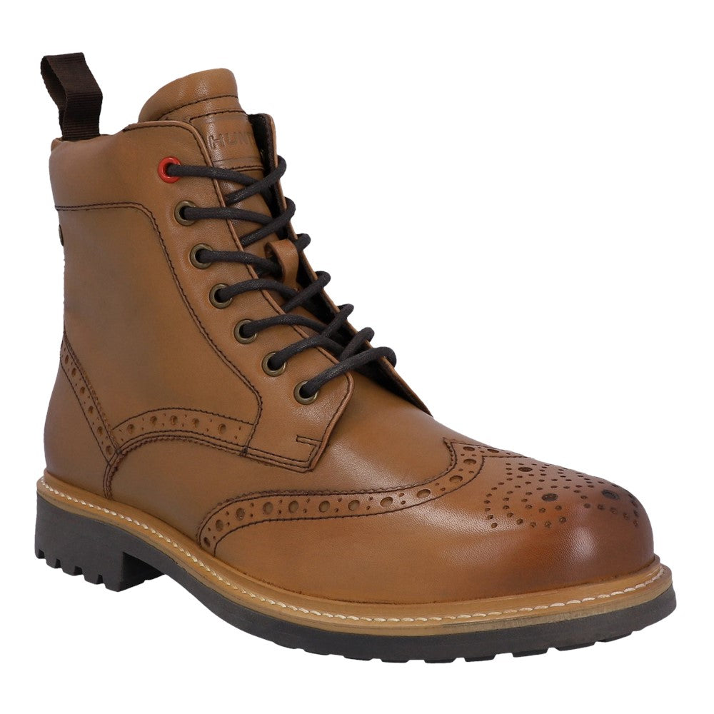 Hunter Cawdor Brogue Ankle Boots