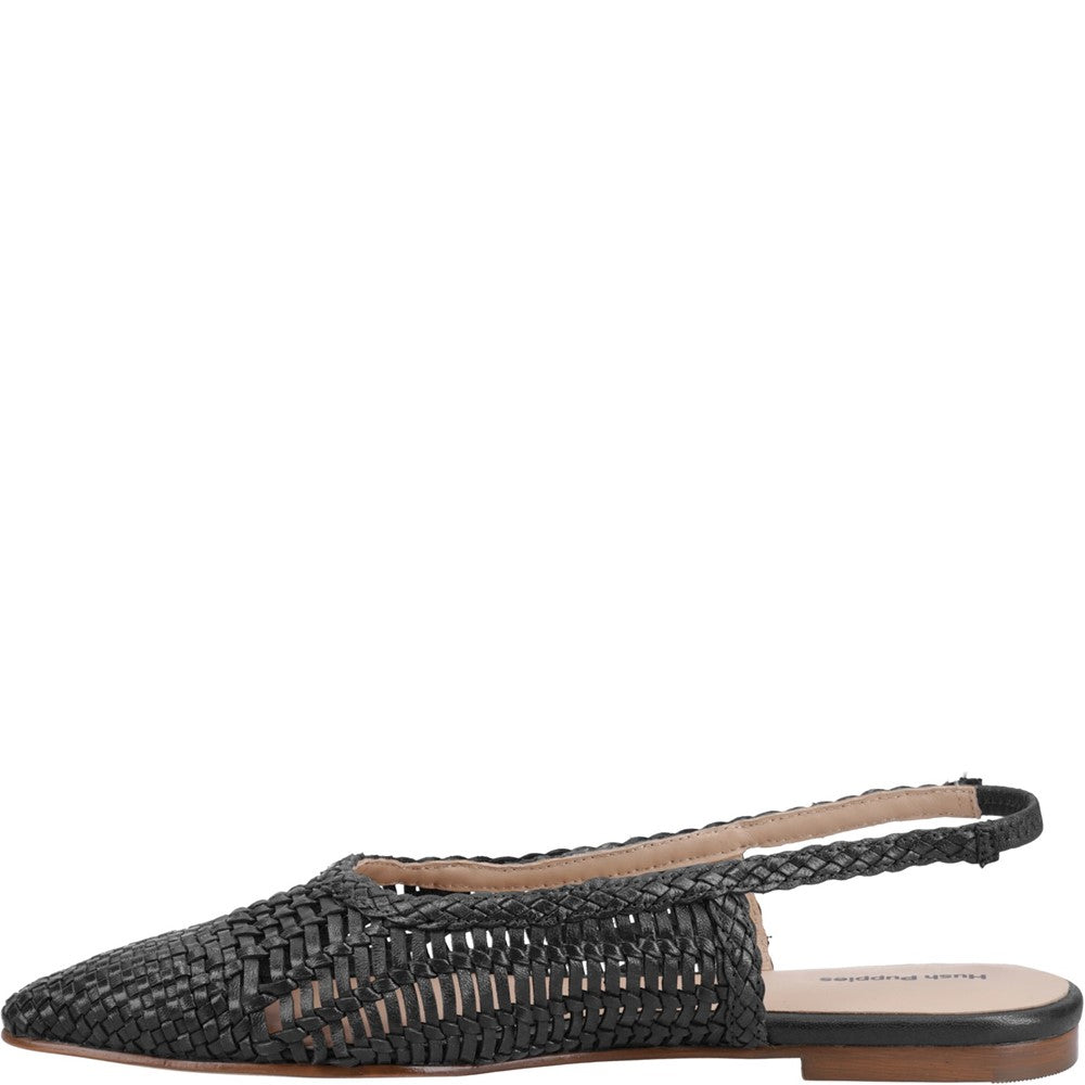 Hush Puppies Dalia Woven Slingback Ballerinas