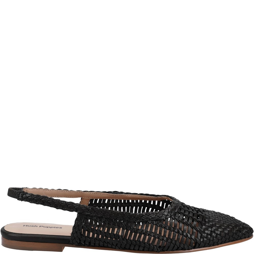 Hush Puppies Dalia Woven Slingback Ballerinas