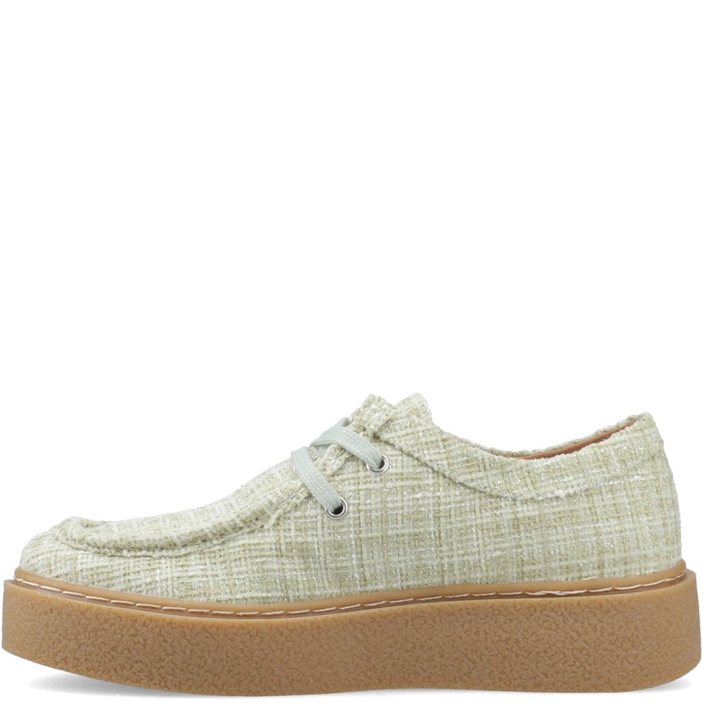 Hush Puppies Bridie Textile Mocc Toe