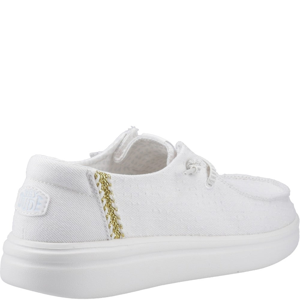 HEYDUDE Wendy Rise Perf Canvas Shoes