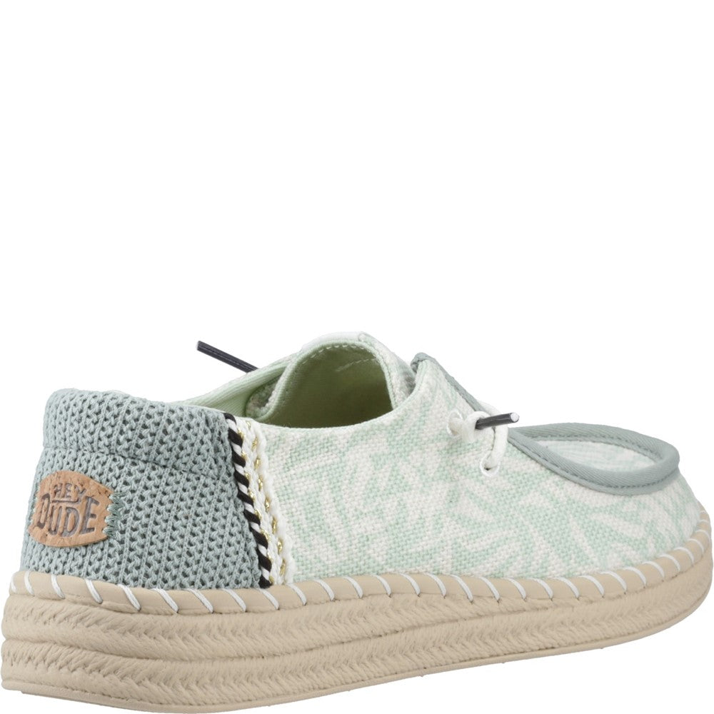 HEYDUDE Wendy Espadrille Retro Palm Shoes