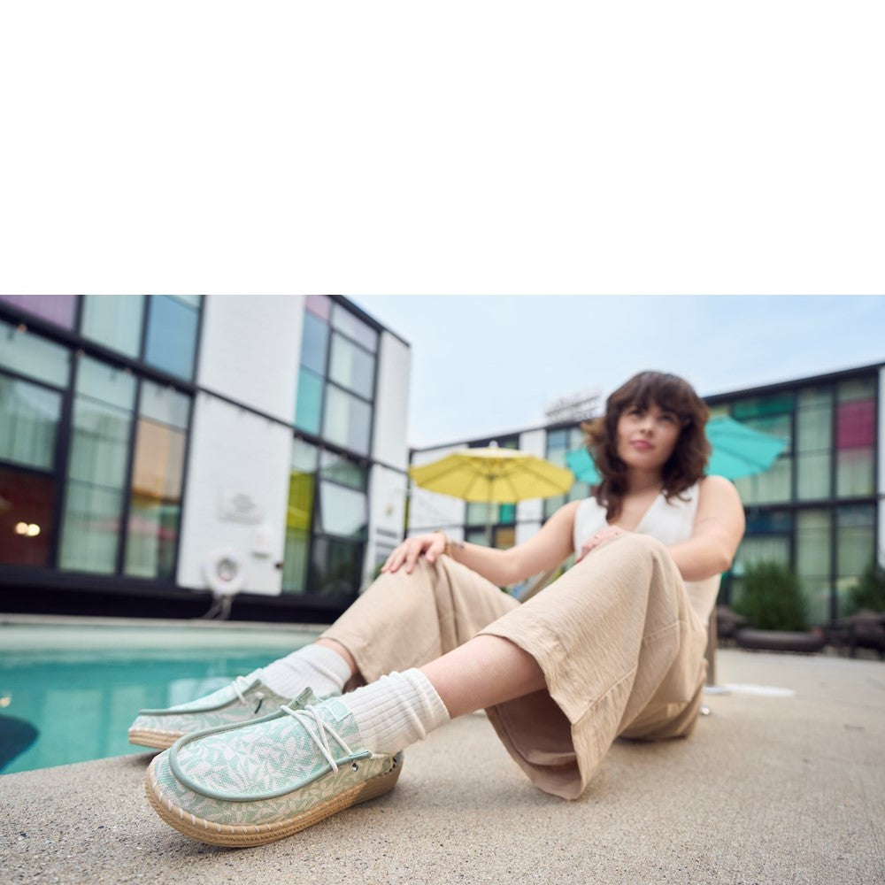 HEYDUDE Wendy Espadrille Retro Palm Shoes