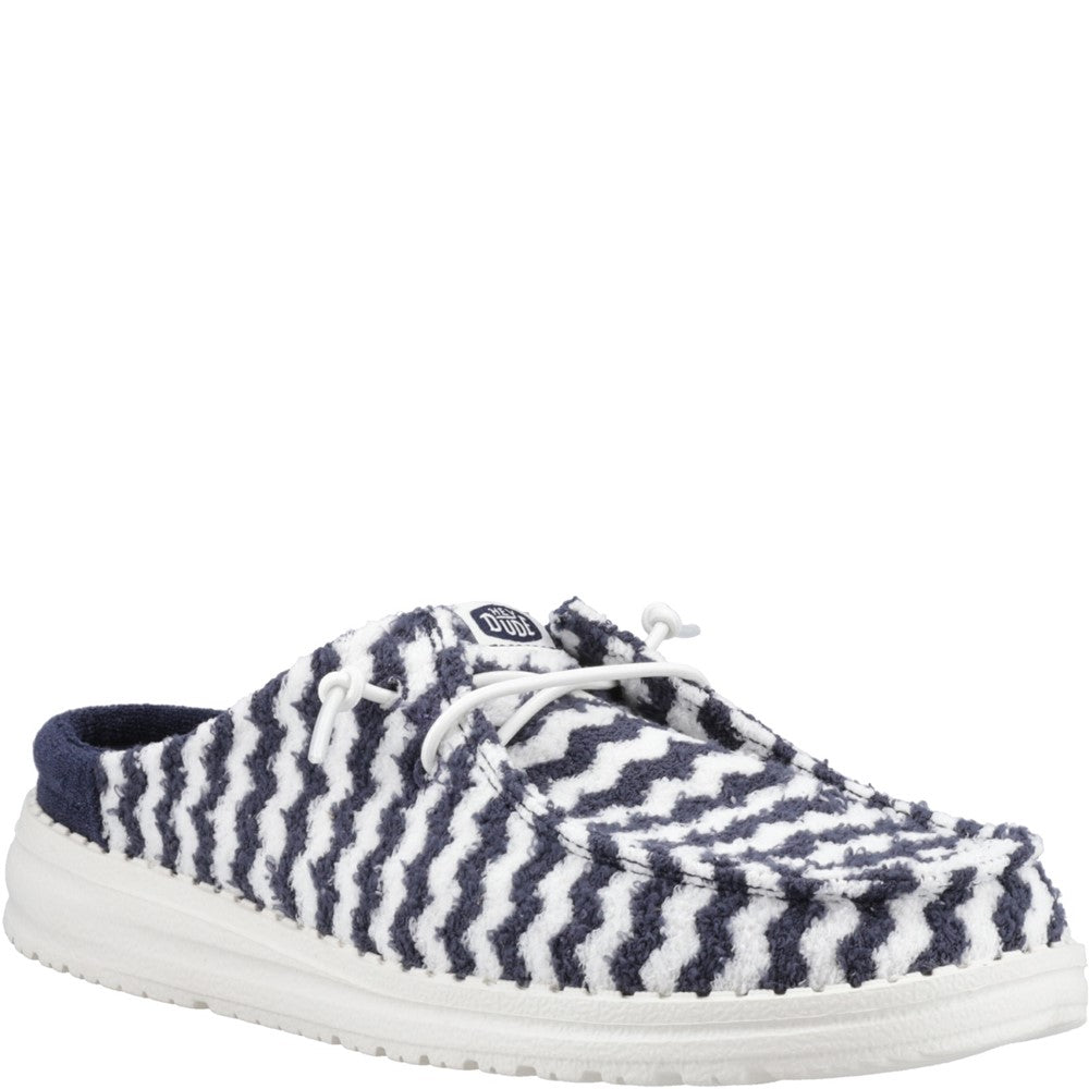 HEYDUDE Wendy Slip Terry Stripe Mule