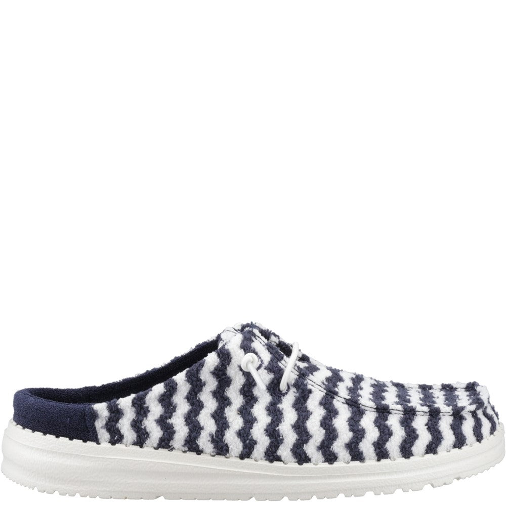 HEYDUDE Wendy Slip Terry Stripe Mule