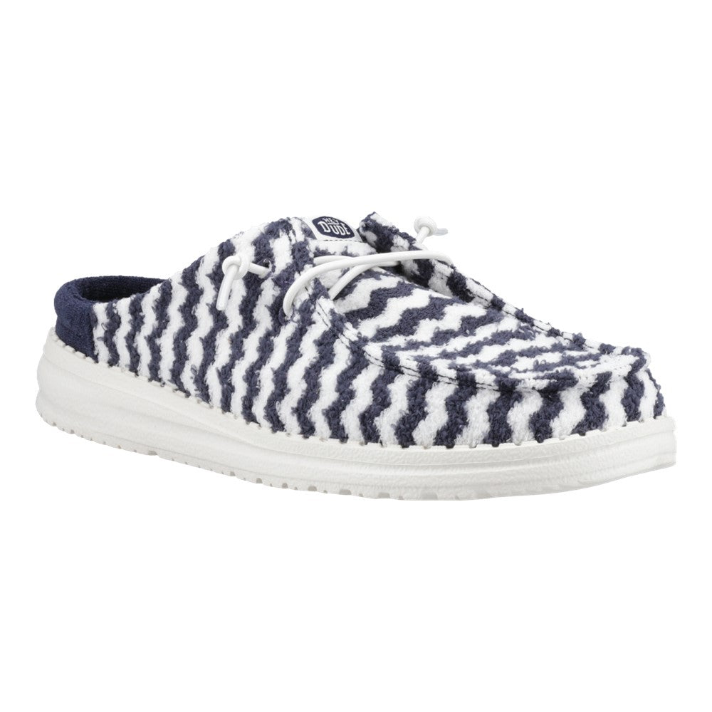 HEYDUDE Wendy Slip Terry Stripe Mule