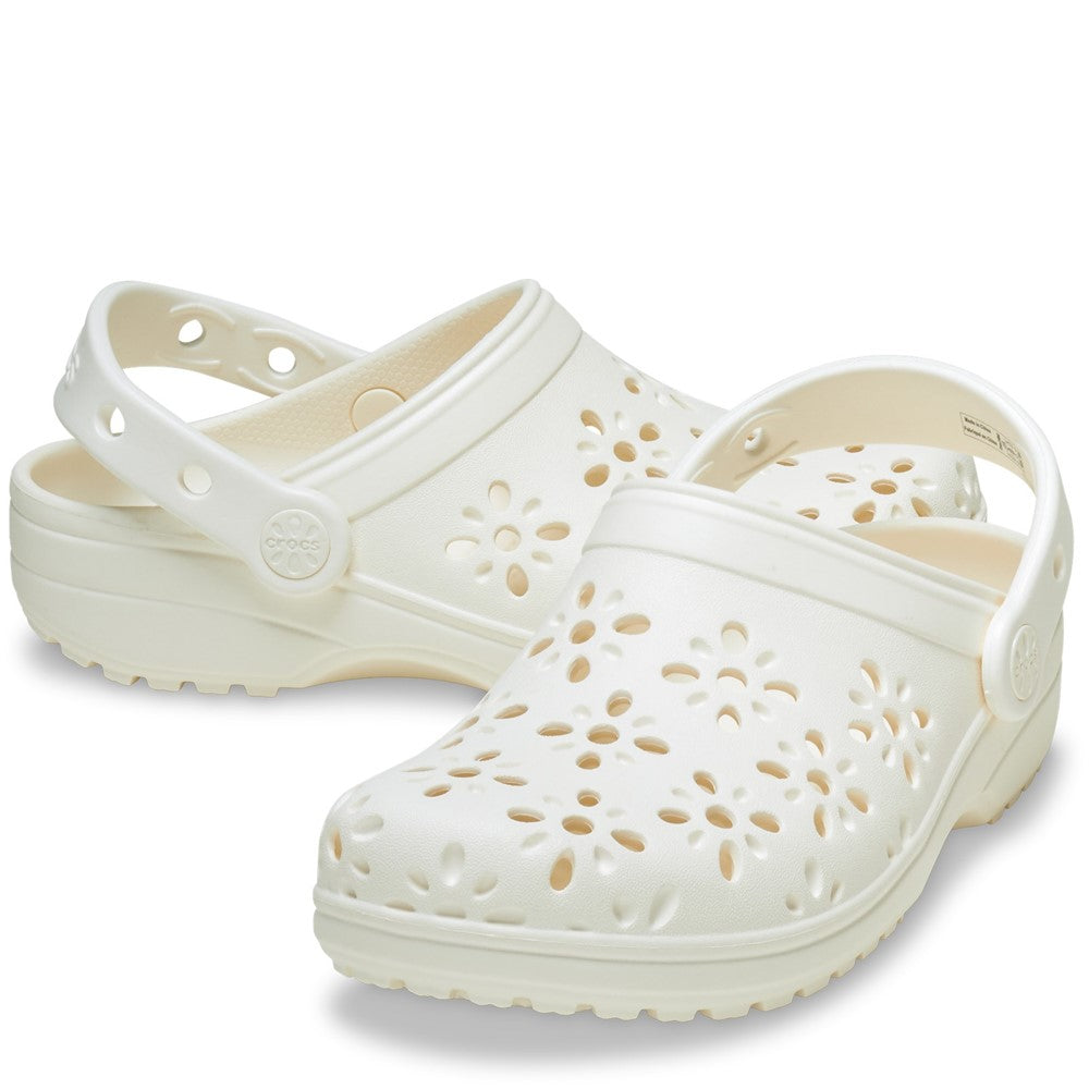 Crocs Unisex Classic Floral Cut Out Clog