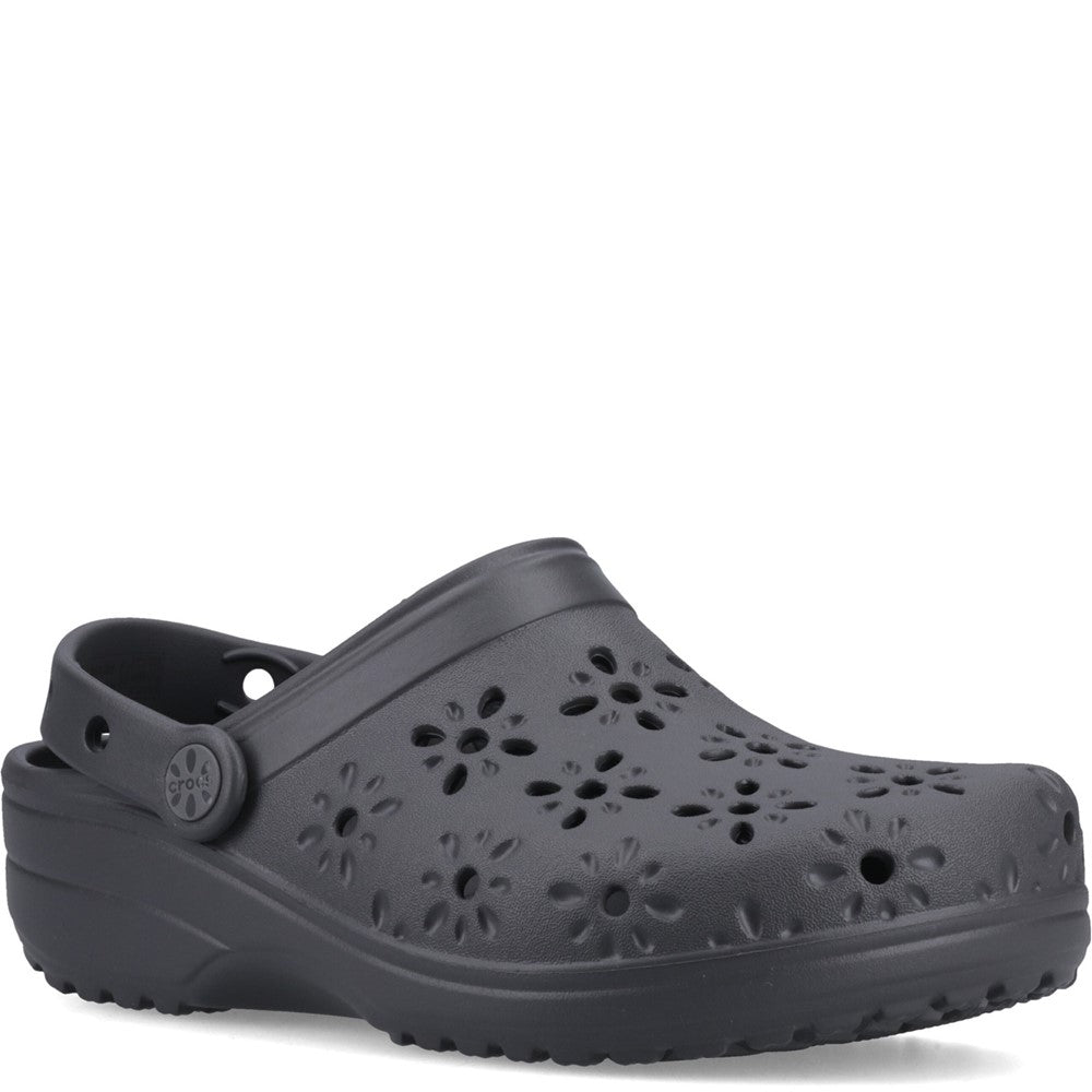 Crocs Unisex Classic Floral Cut Out Clog