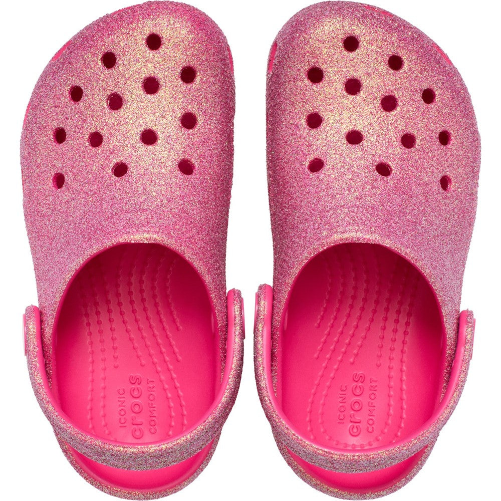 Crocs Toddler Classic Glitter Clog