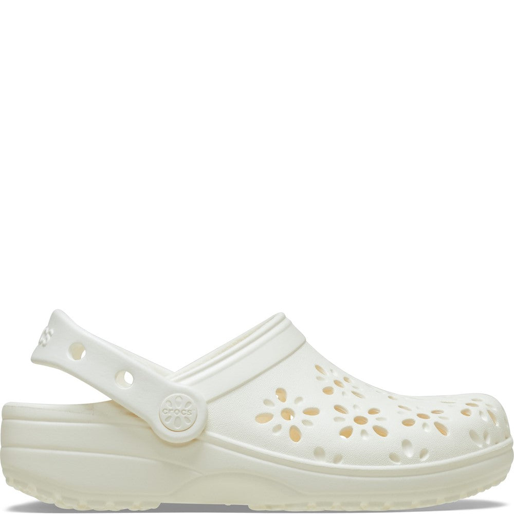 Crocs Toddler Classic Floral Cut Out Clog