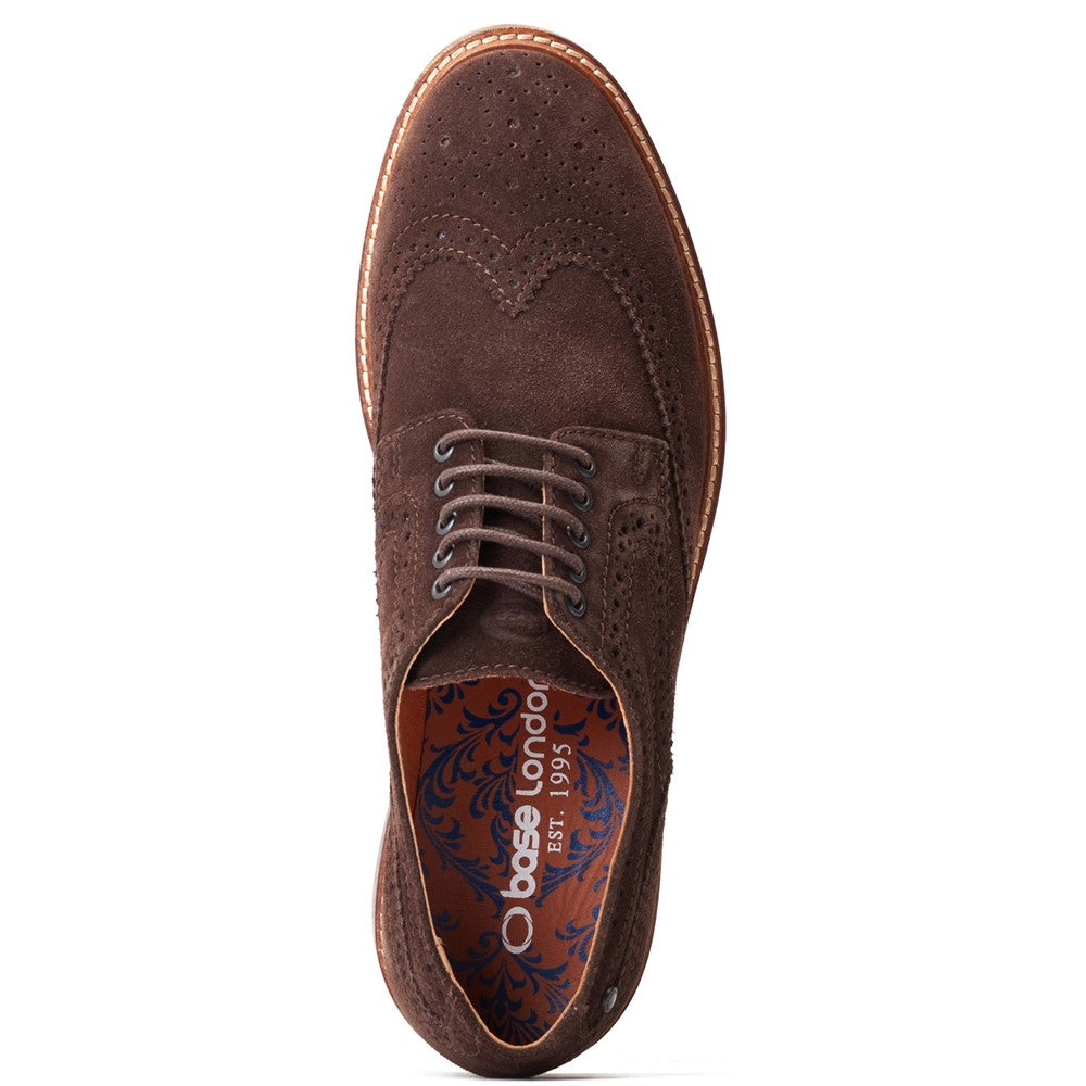Base London Hatfield Suede Brogue Shoes