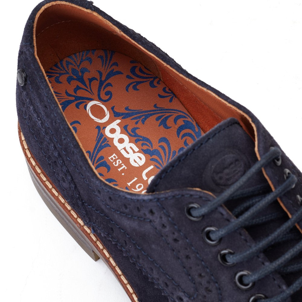 Base London Hatfield Suede Brogue Shoes
