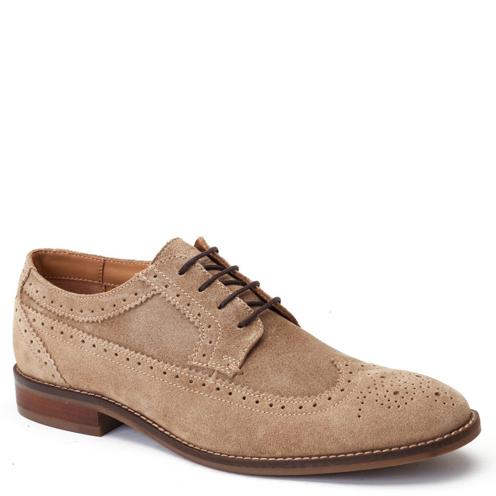Base London Twain Suede Brogue Shoes