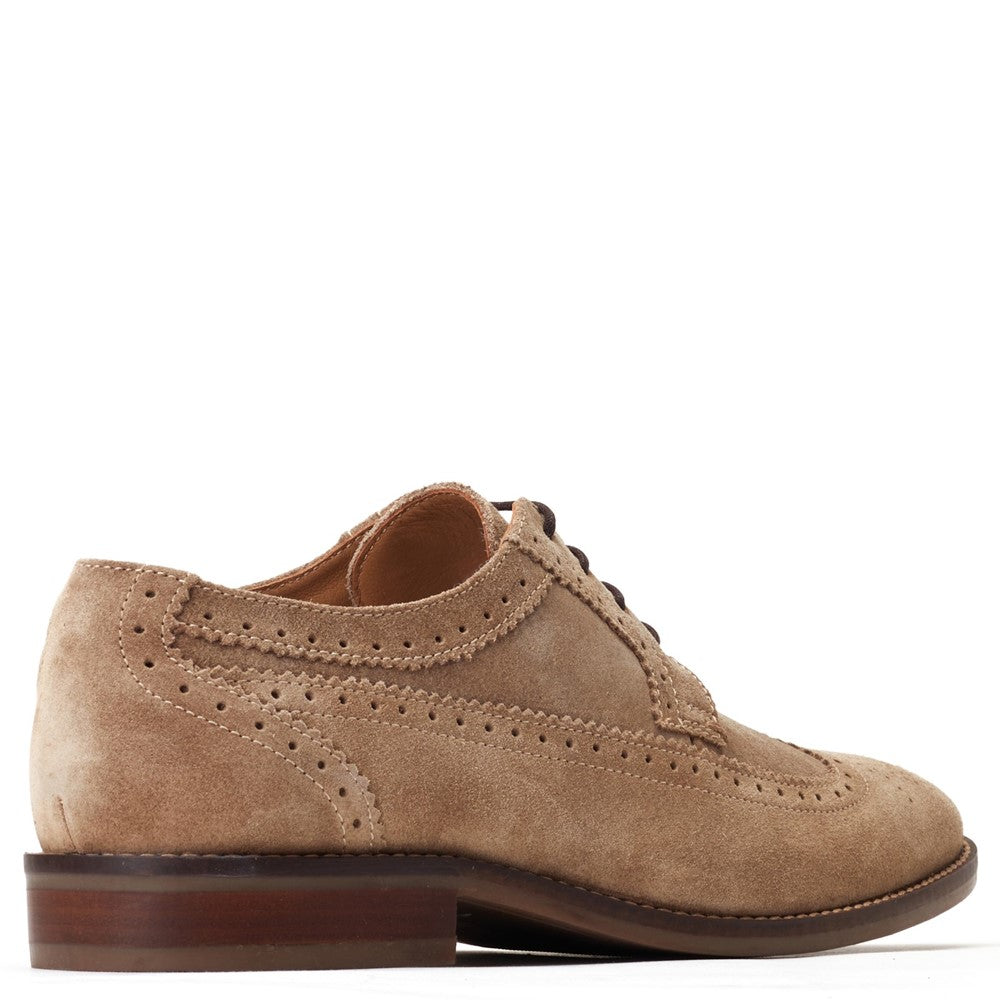 Base London Twain Suede Brogue Shoes