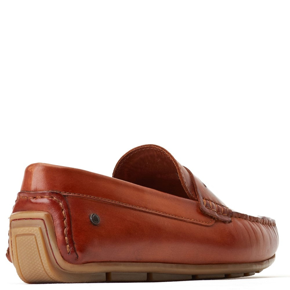 Base London Collins Driver Leather Loafers