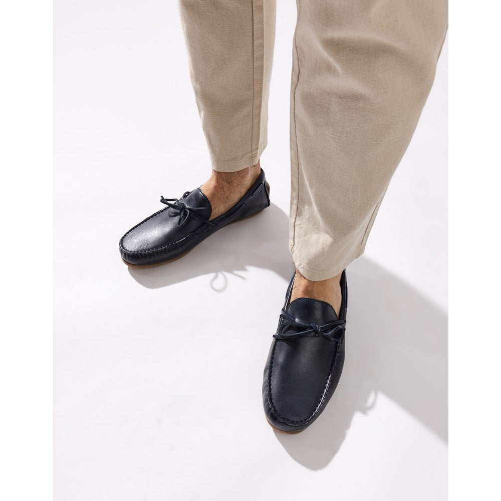 Base London Brooks Leather Driver Shoes