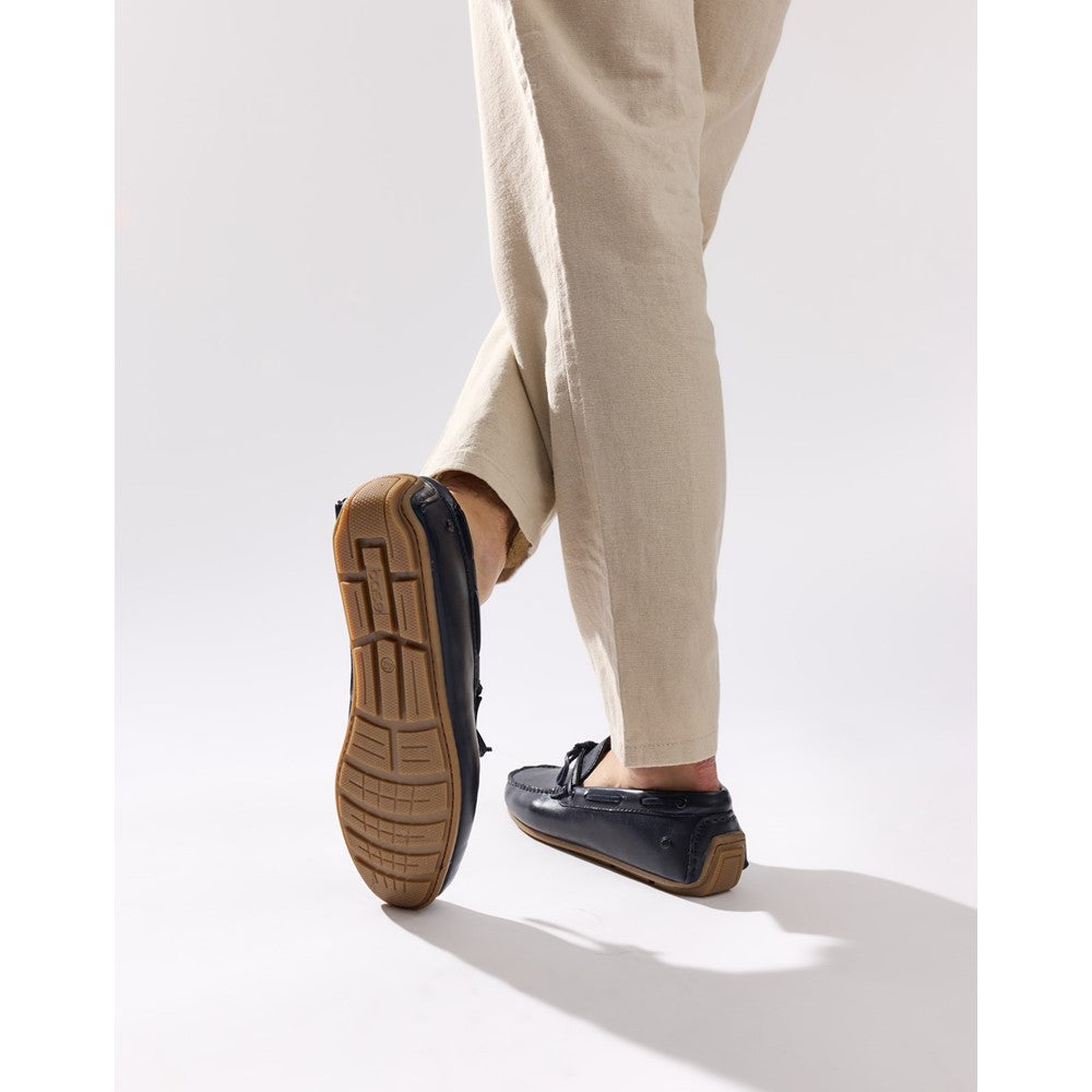 Base London Brooks Leather Driver Shoes