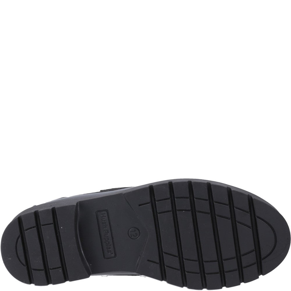 Hush Puppies Lucy Patent Junior School Shoes