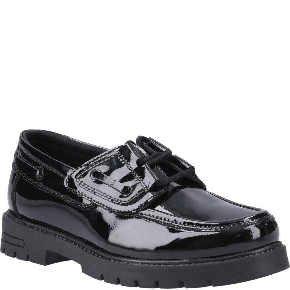 Hush Puppies Lucy Patent Senior School Shoes