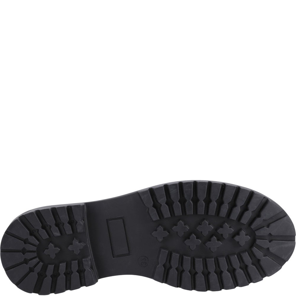 Hush Puppies Athena Patent XL Senior School Shoes